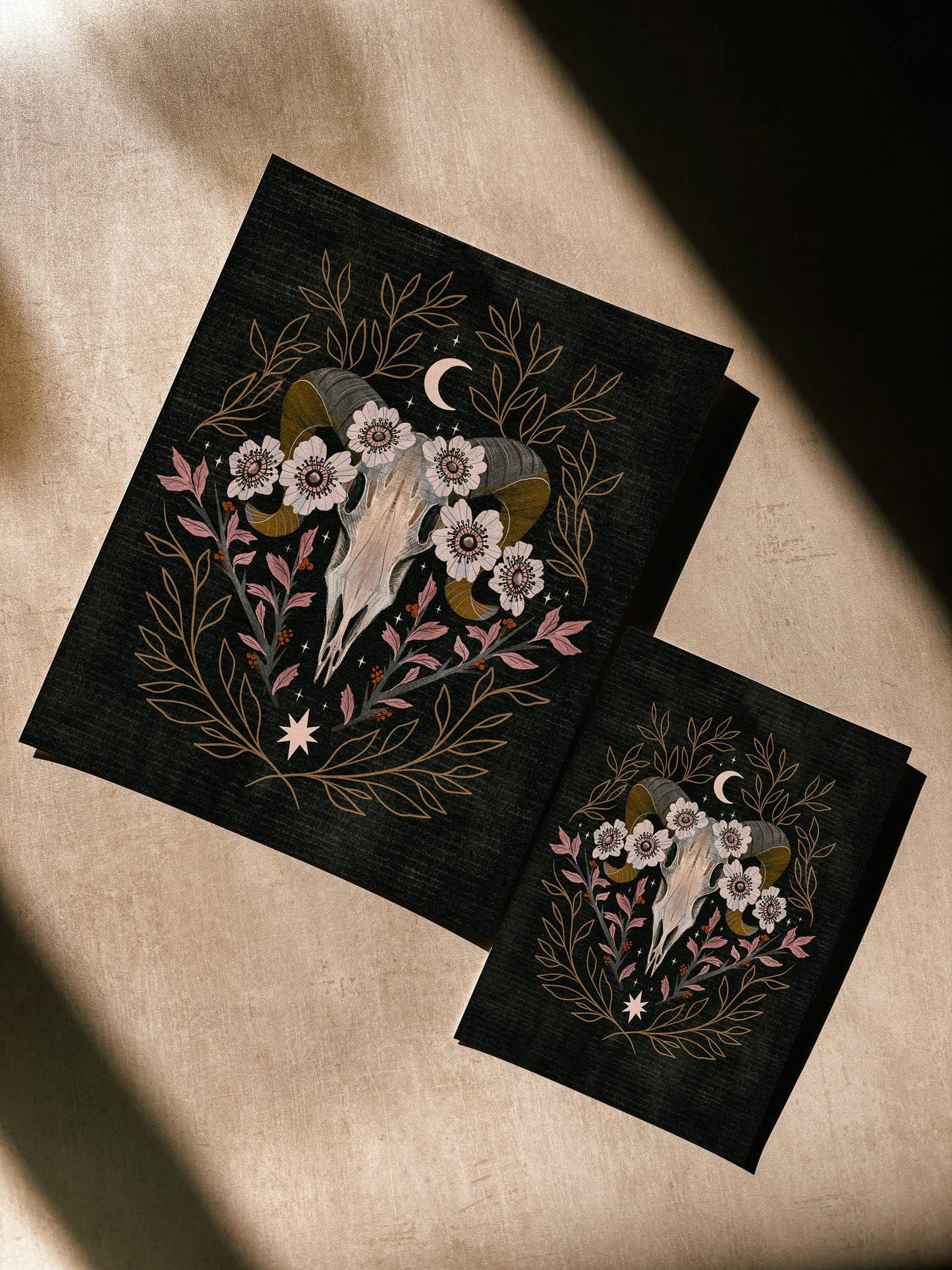 Art Print: Keeper of Bones; 5x7, 8x10, 4x6: 5"x7"