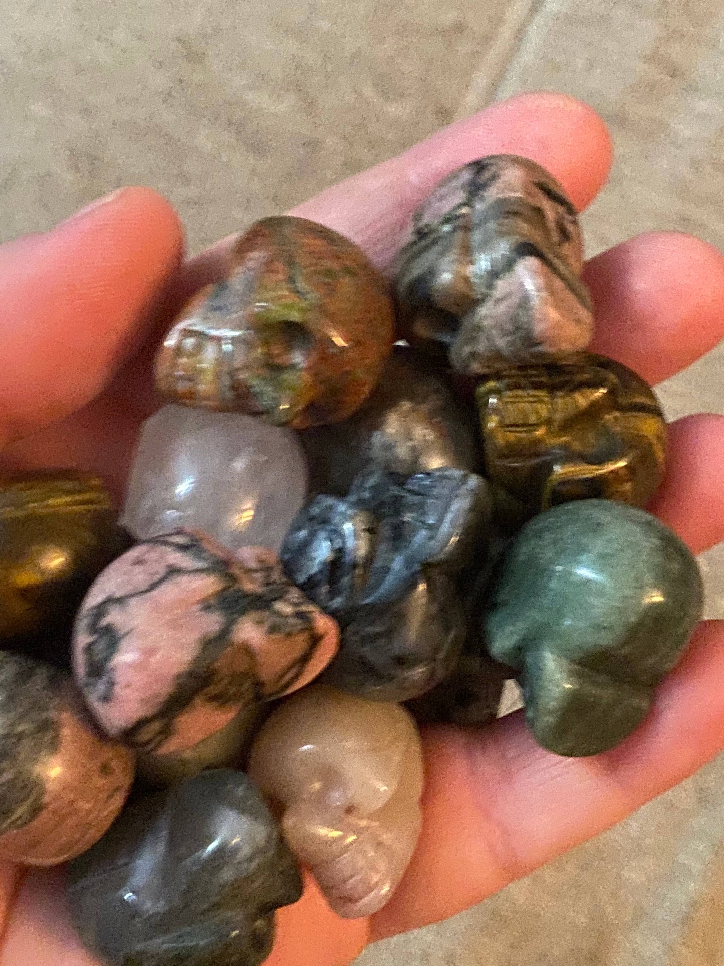 Mini Crystal Skulls Bulk Set Mystery Mini Skulls