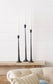 Hand Forged Metal Candle Holders (Set Of 03)
