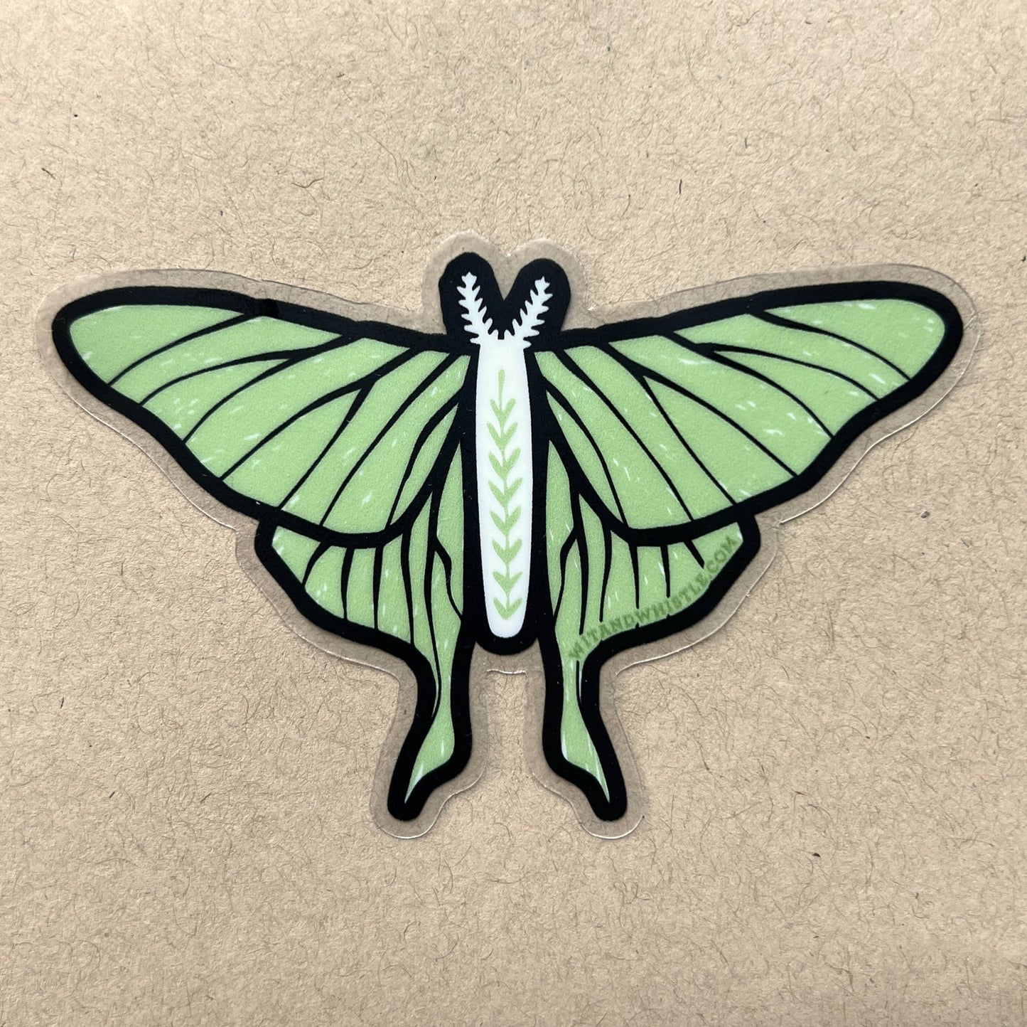 Luna Moth Sticker