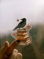 Vinyl Sticker: Harbinger & Books - 3" Clear Crow sticker
