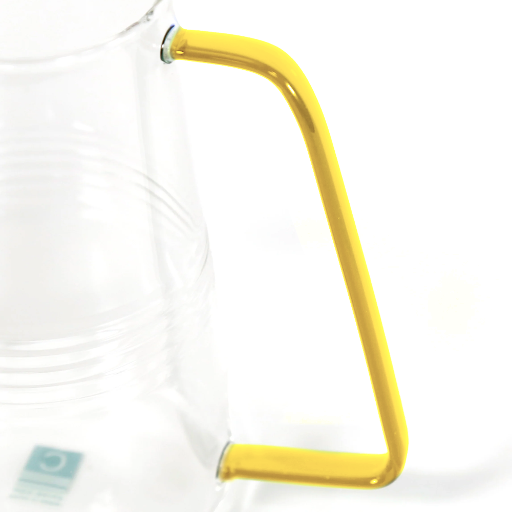 Colorful Glass Plant Watering Can: Green