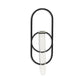 Sephra Metal Loop Glass Wall Planter: Gold