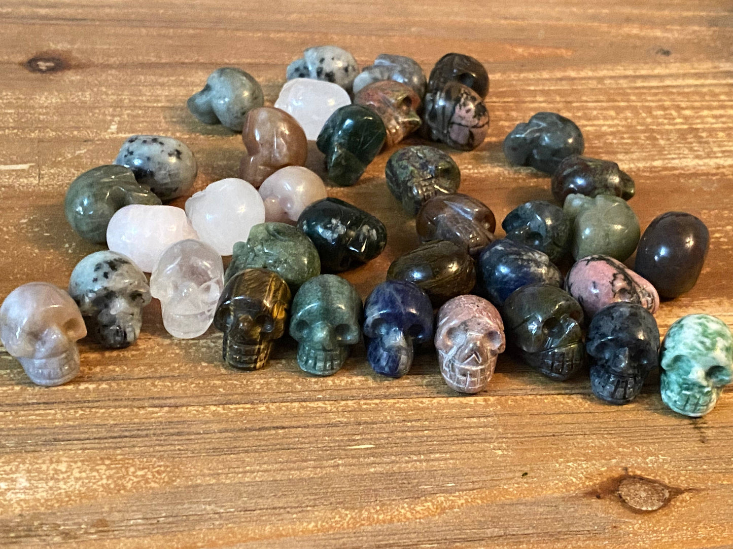 Mini Crystal Skulls Bulk Set Mystery Mini Skulls