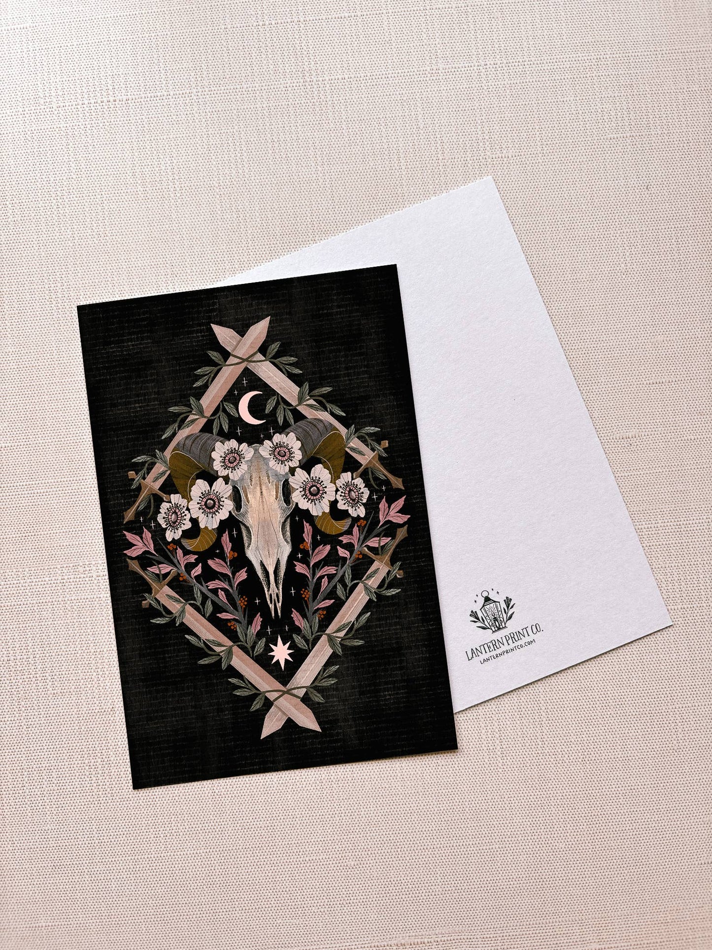 Art Print: Keeper of Bones; 5x7, 8x10, 4x6: 5"x7"
