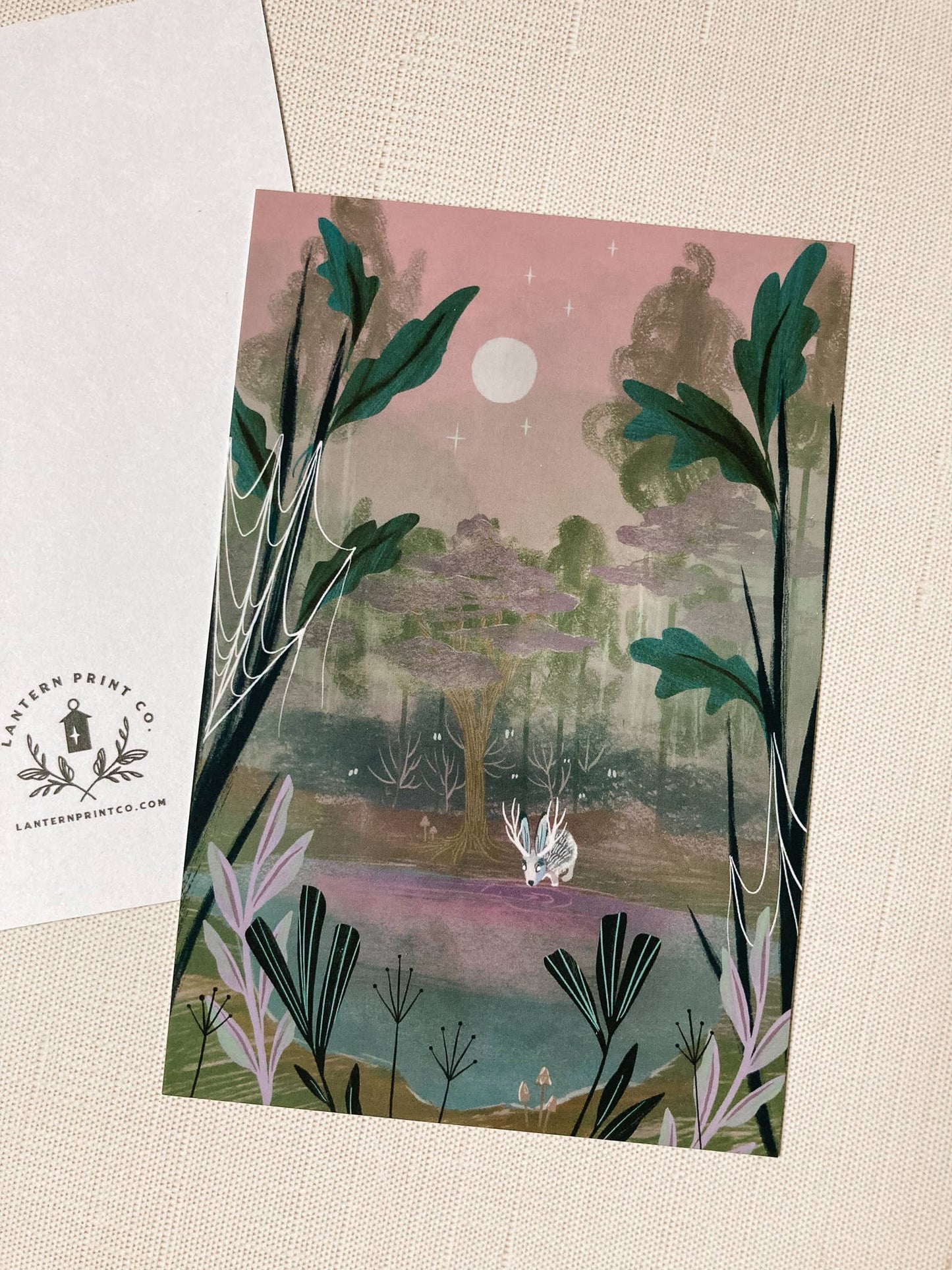 Postcard Print: Haunted Forest, 4x6