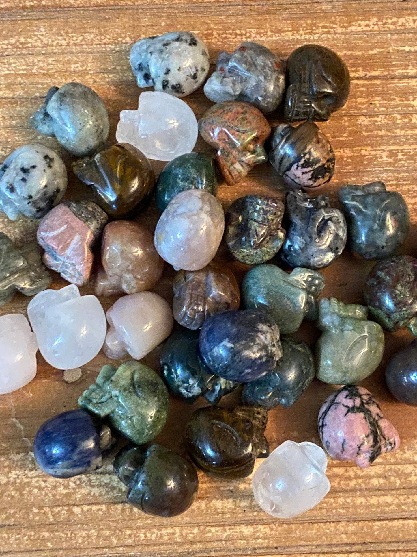 Mini Crystal Skulls Bulk Set Mystery Mini Skulls