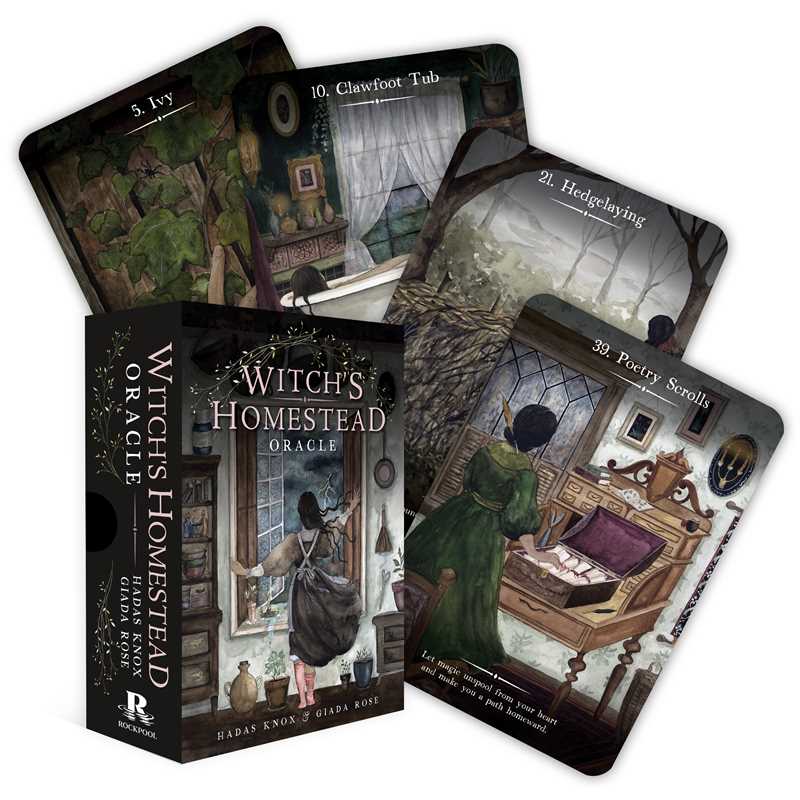 Witch's Homestead Oracle by Hadas Knox: Flashcards; 160 pages / English