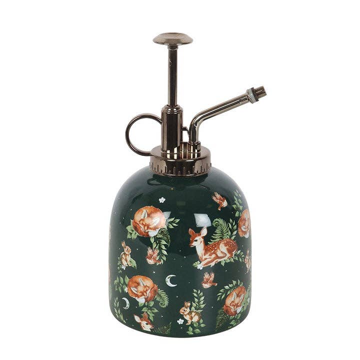 Green Forest Animal Print Ceramic Plant Mister