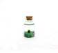 Tiny Marimo Moss Ball Terrarium with Aventurine Gemstones: Single