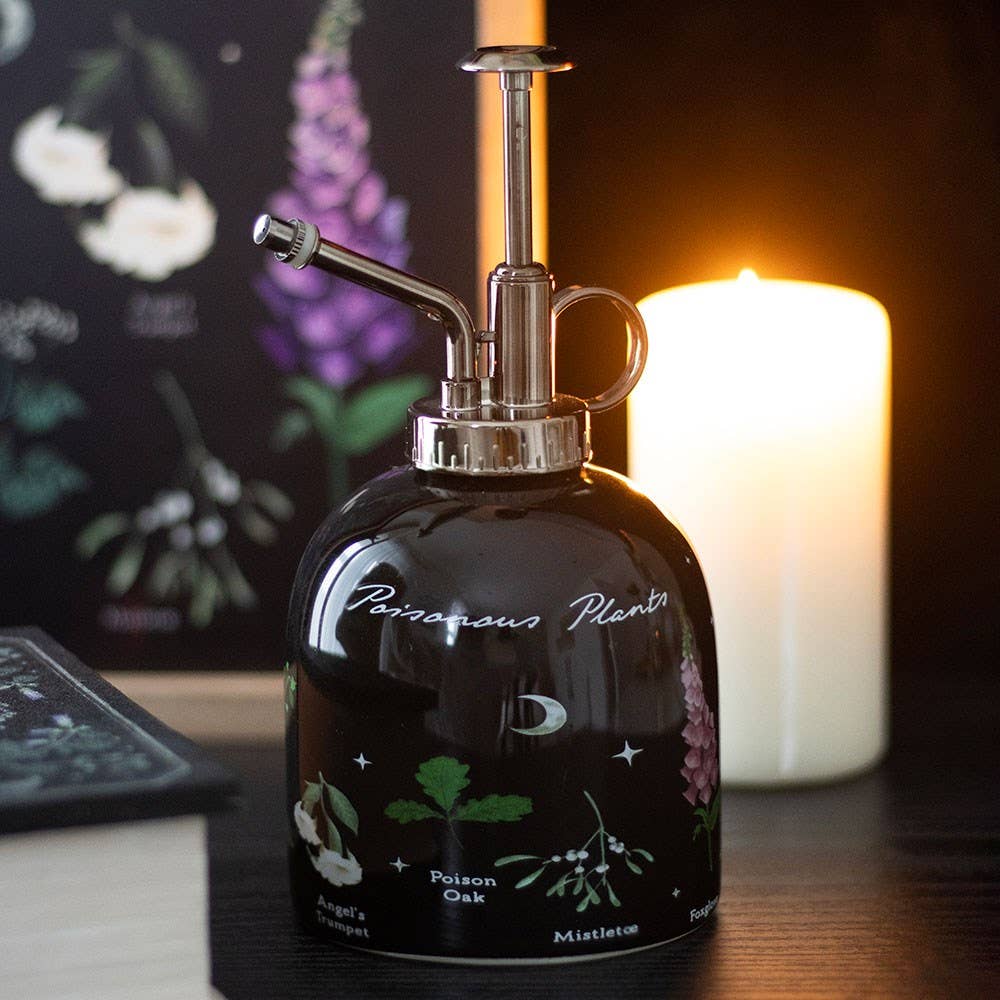 Poisonous Plants Ceramic Gothic Botanical Plant Mister