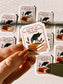 Vinyl Sticker: Bookish Crow - 2"