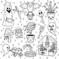 Creepy Cute Goth Coloring Book by: Paperback; 64 pages / English