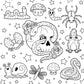 Creepy Cute Goth Coloring Book by: Paperback; 64 pages / English