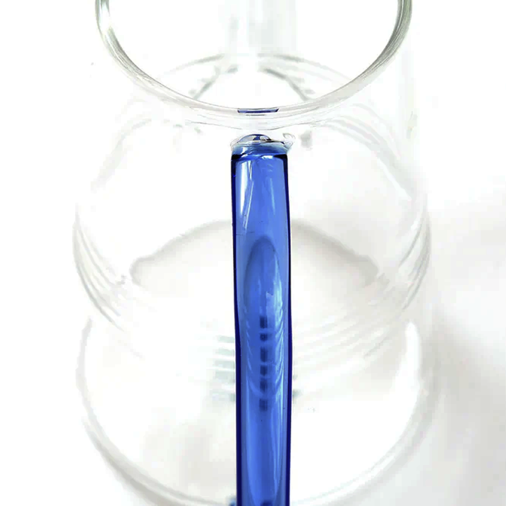 Colorful Glass Plant Watering Can: Green